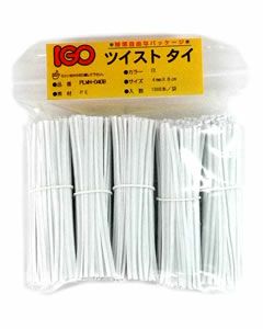 ポリ・タイ 白色 4mm×15cm 1000本 １袋