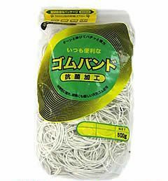 輪ゴム ＃25 白色 500ｇ×40袋(１カートン20ｋｇ)