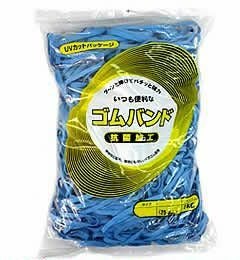輪ゴム ＃270(＃25-6) 青色 1ｋｇ×20袋(１カートン20ｋｇ)