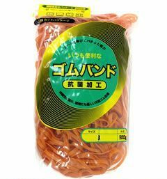 輪ゴム ＃270(＃25-6) アメ色 500ｇ×40袋(１カートン20ｋｇ)