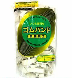 輪ゴム ＃25太(＃25-15) 白色 500ｇ×40袋(１カートン20ｋｇ)