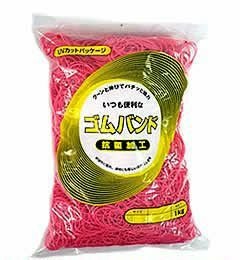 輪ゴム ＃18 ピンク色 1ｋｇ 1袋