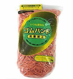 輪ゴム ＃18 オレンジ色 500ｇ 1袋