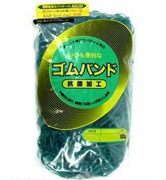 輪ゴム ＃190(＃18-3) ミドリ色 500ｇ 1袋