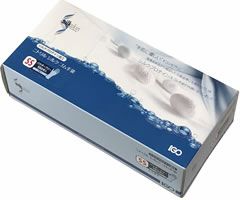 ニトリルシルクゴム手袋　パウダー無ブルーカラー　サイズＳＳ　１００枚入り３０箱 (１カートン)