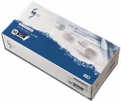 ニトリルシルクゴム手袋サイズMパウダー無ホワイトカラー１００枚入り３０箱 (１カートン)